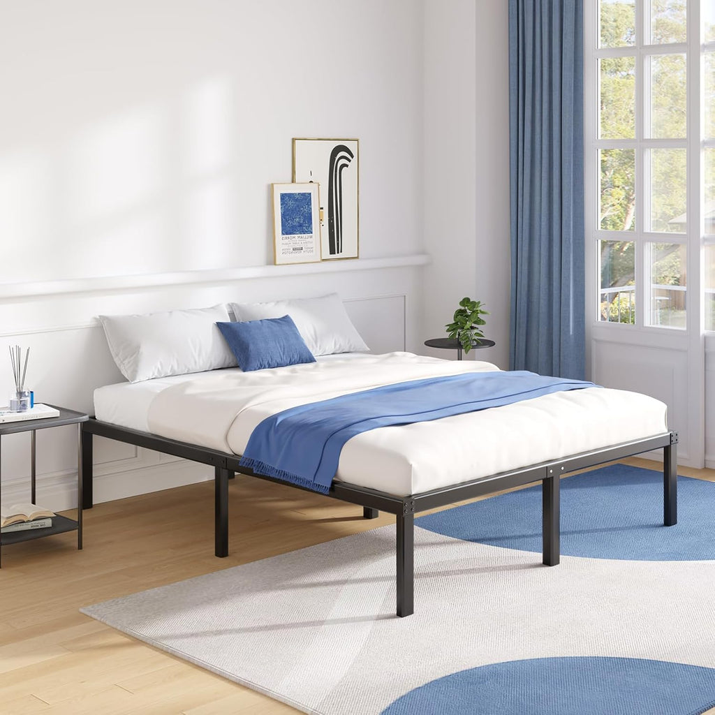 King Size Metal Platform Bed Frame 16"