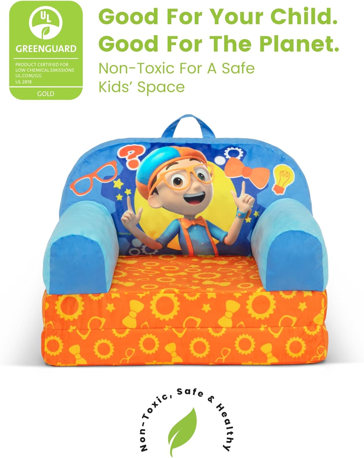 Blippi Kids Flip-Out Chair