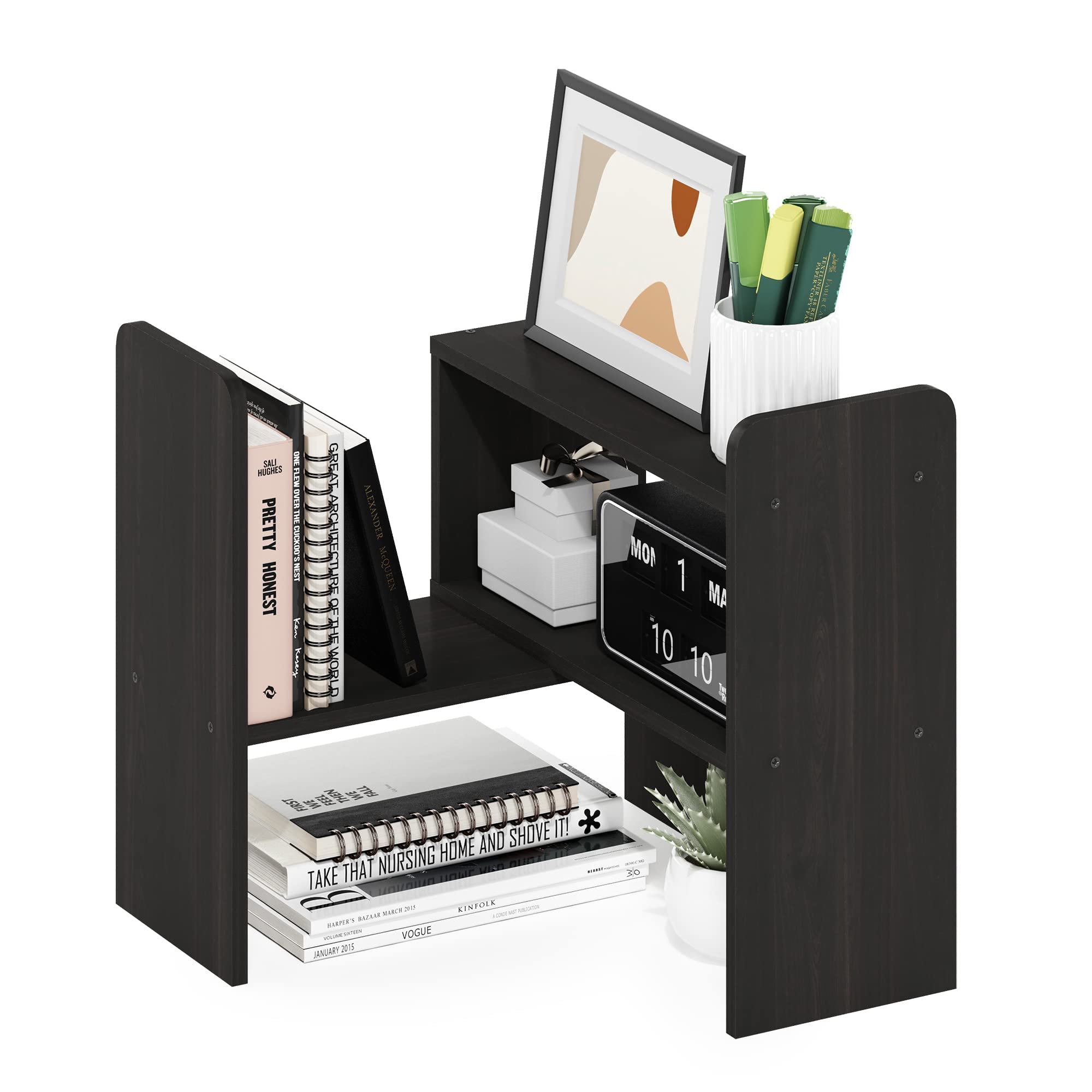 Desktop Organizer Storage Rack 24"W