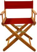 Extra-Wide Director's Chair with Red Canvas