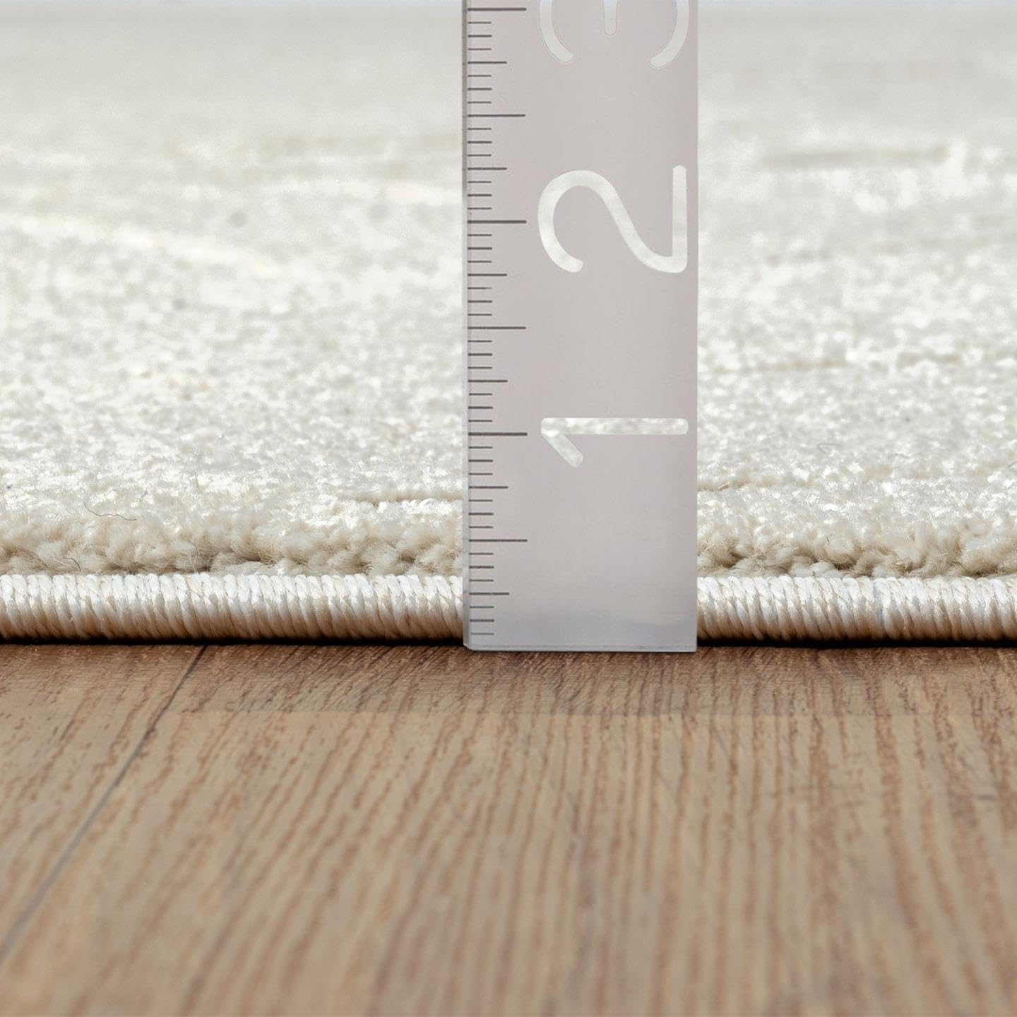 4x5 Cream Floral Palm Leaf Area Rug