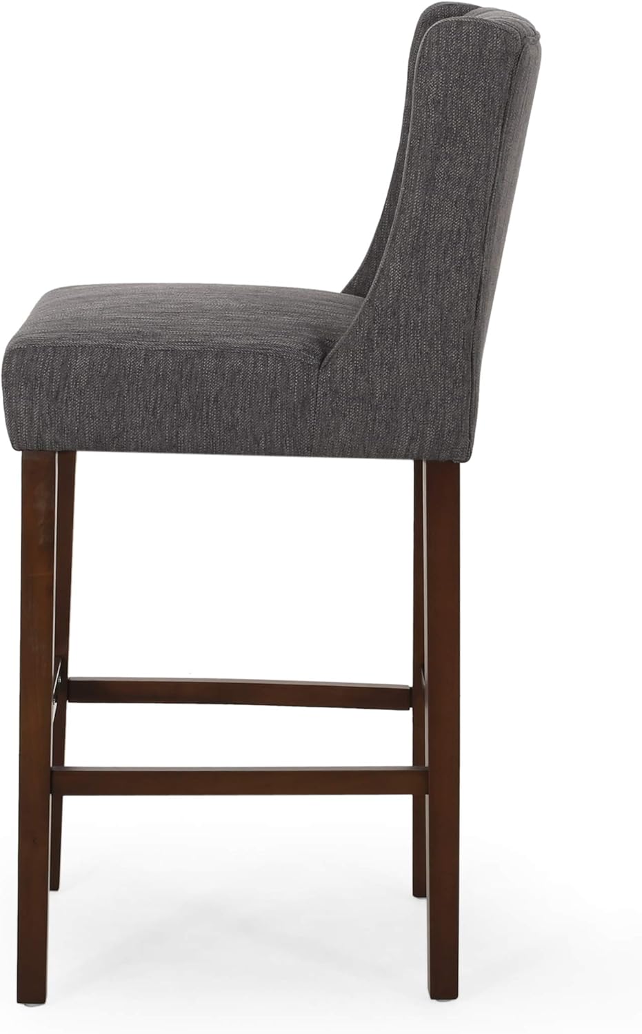 Contemporary Wingback Barstools (Set of 2)