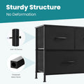5-Drawer Fabric Dresser for Bedroom