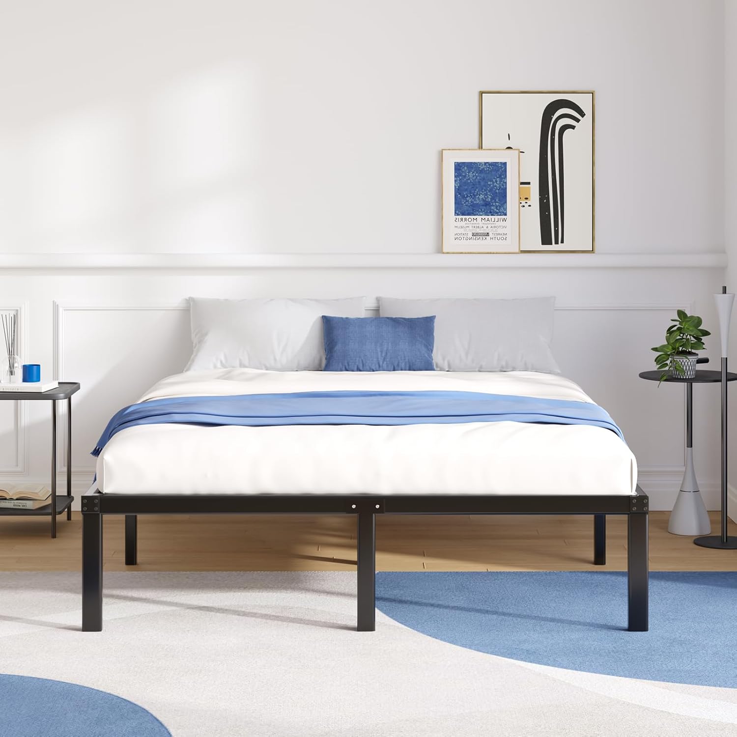 Full Size Metal Platform Bed Frame 14 Inch
