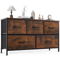 5 Drawer Dresser Nightstand 39.4"W