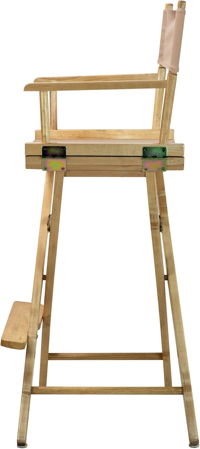 Bar Height Director's Chair with Tan Canvas