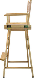 Bar Height Director's Chair with Tan Canvas