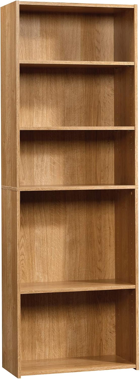 5-Shelf Bookcase with Adjustable Shelves