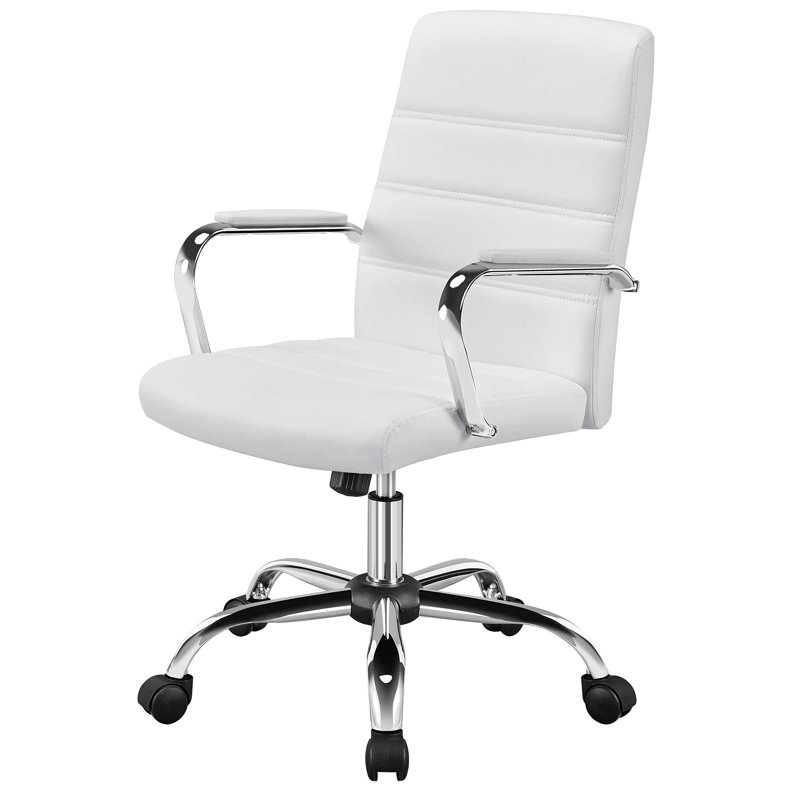 White Ergonomic Office Desk Chair
