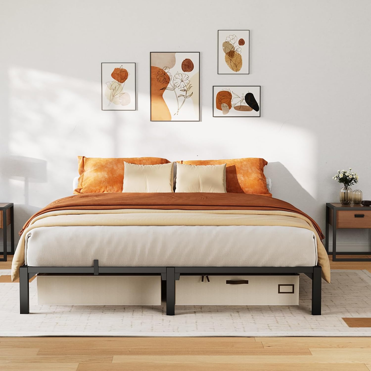 Queen Tool-Free Bed Frame
