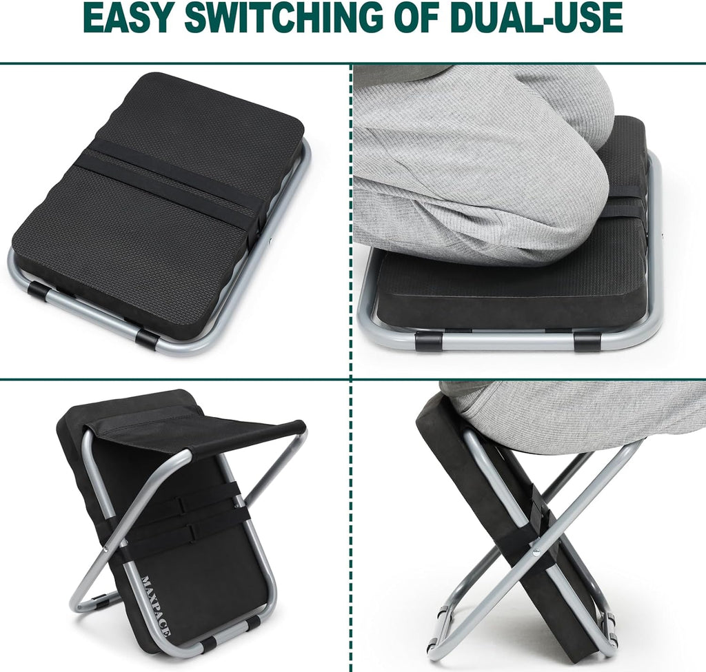 Garden Kneeling Pad & Foldable Stool 2-in-1