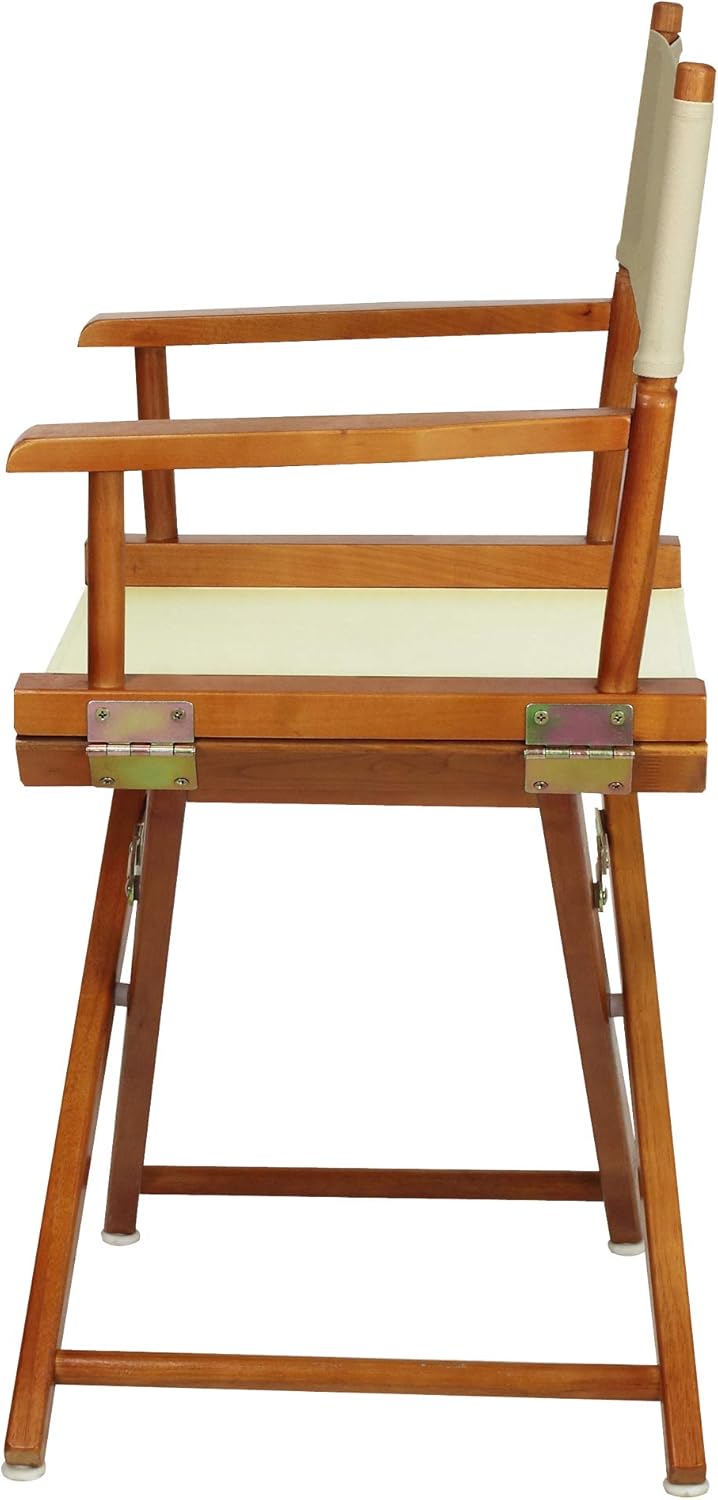 18" Director's Chair with Honey Oak Frame