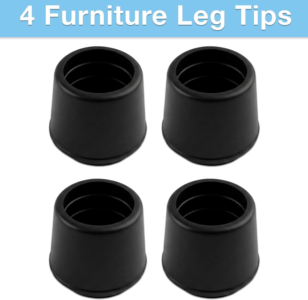 1" Rubber Leg Tips Set of 4