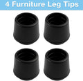 1" Rubber Leg Tips Set of 4