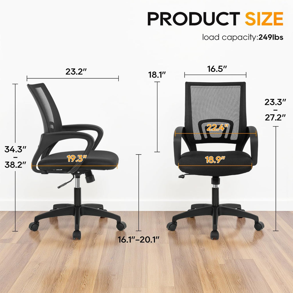 Ergonomic Office Chair with Lumbar Support