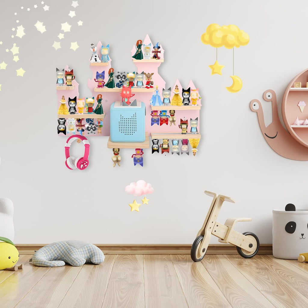 Pink Castle Magnetic Shelf Set for Toniebox