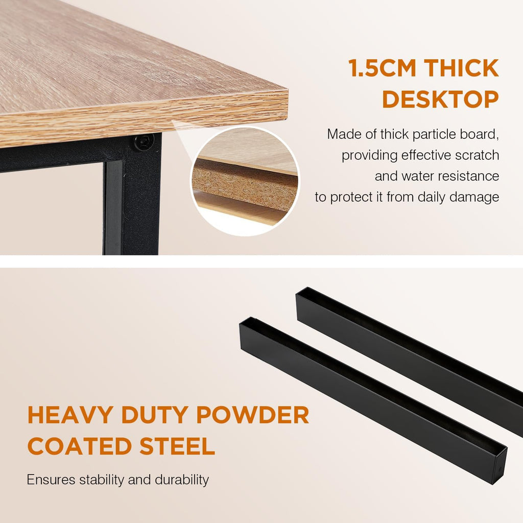 32 Inch Computer Desk with Metal Frame