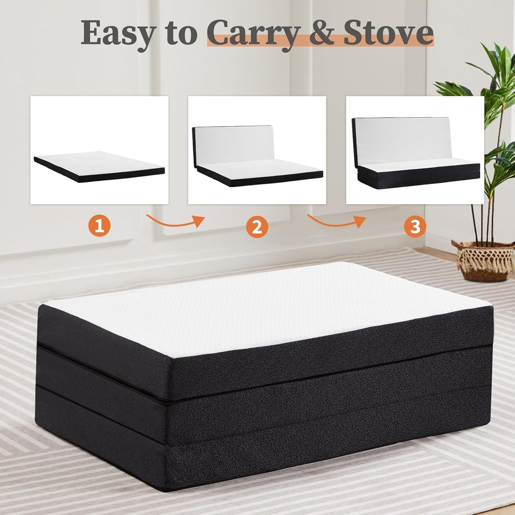 Queen Size Tri-fold Mattress 3 Inch