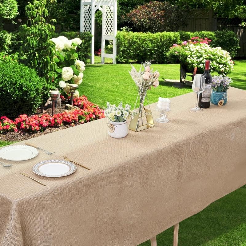 Burlap Tablecloth 60" x 108"