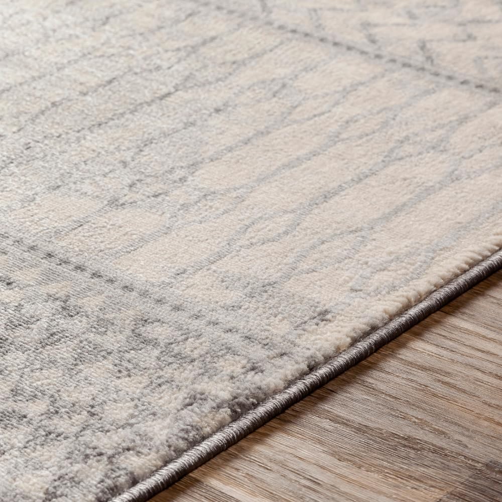 Modern Moroccan Area Rug 4'3" x 5'11"