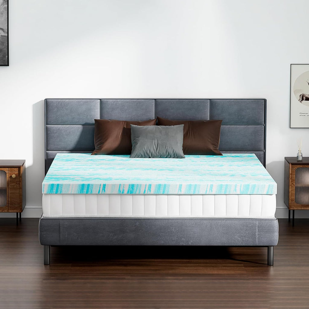 King Size Memory Foam Mattress Topper 2"