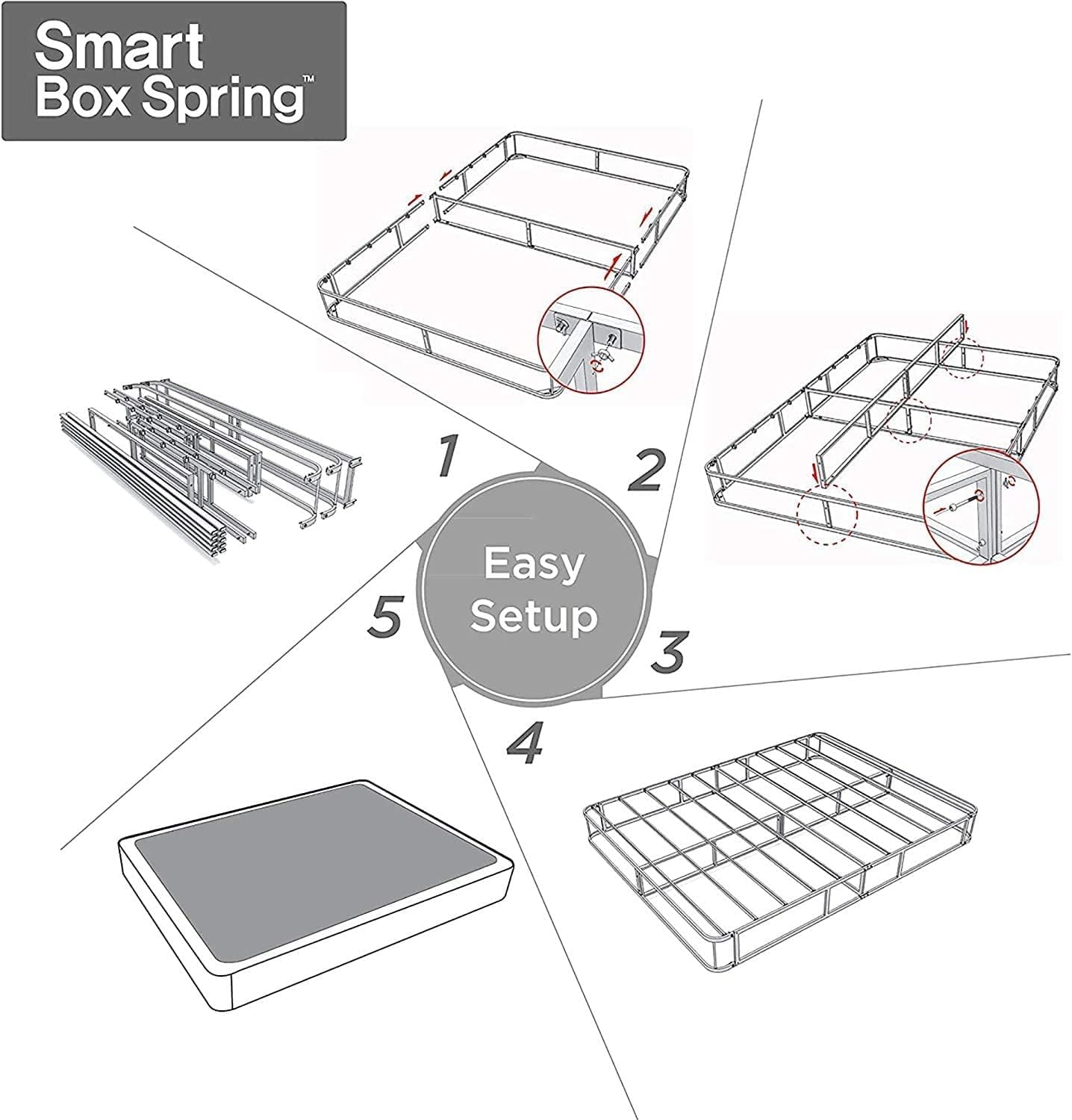 King Size Smart Box Spring