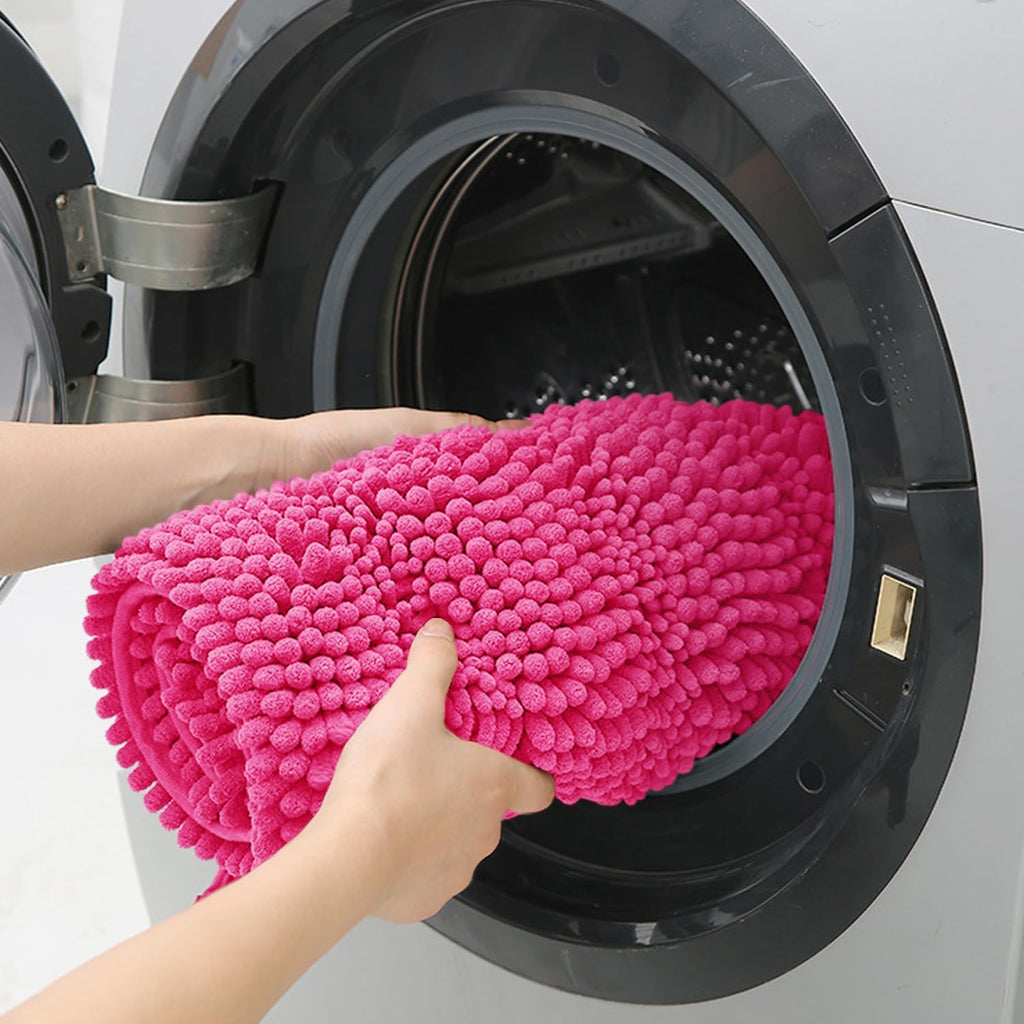 3-Piece Plush Bathroom Rug Set