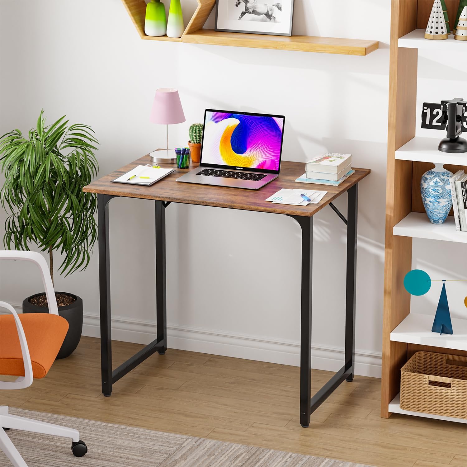32" Computer Desk with Metal Frame
