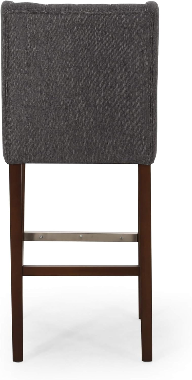 Contemporary Wingback Barstools (Set of 2)