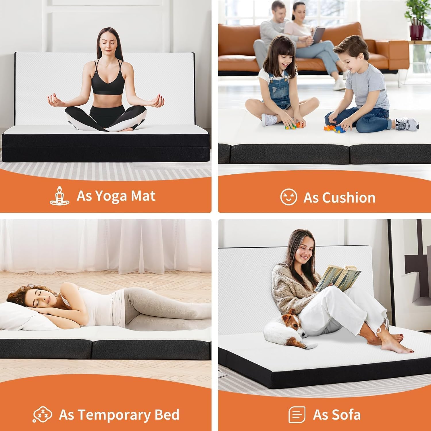 Queen Size Tri-fold Mattress 3 Inch