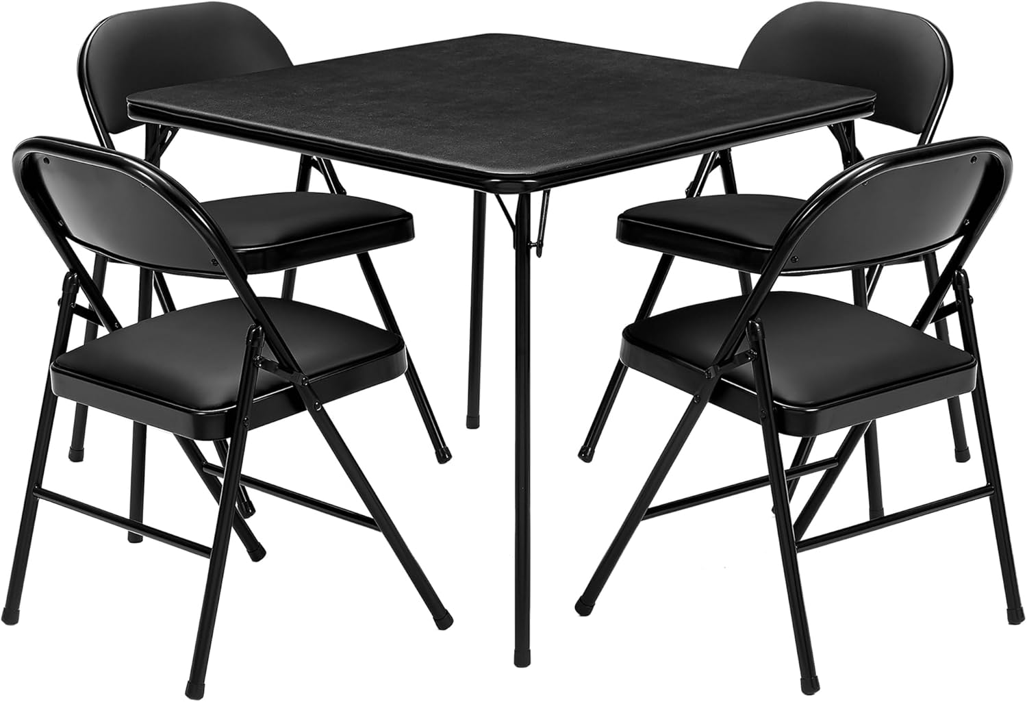 5pc Folding Card Table and Chair Set