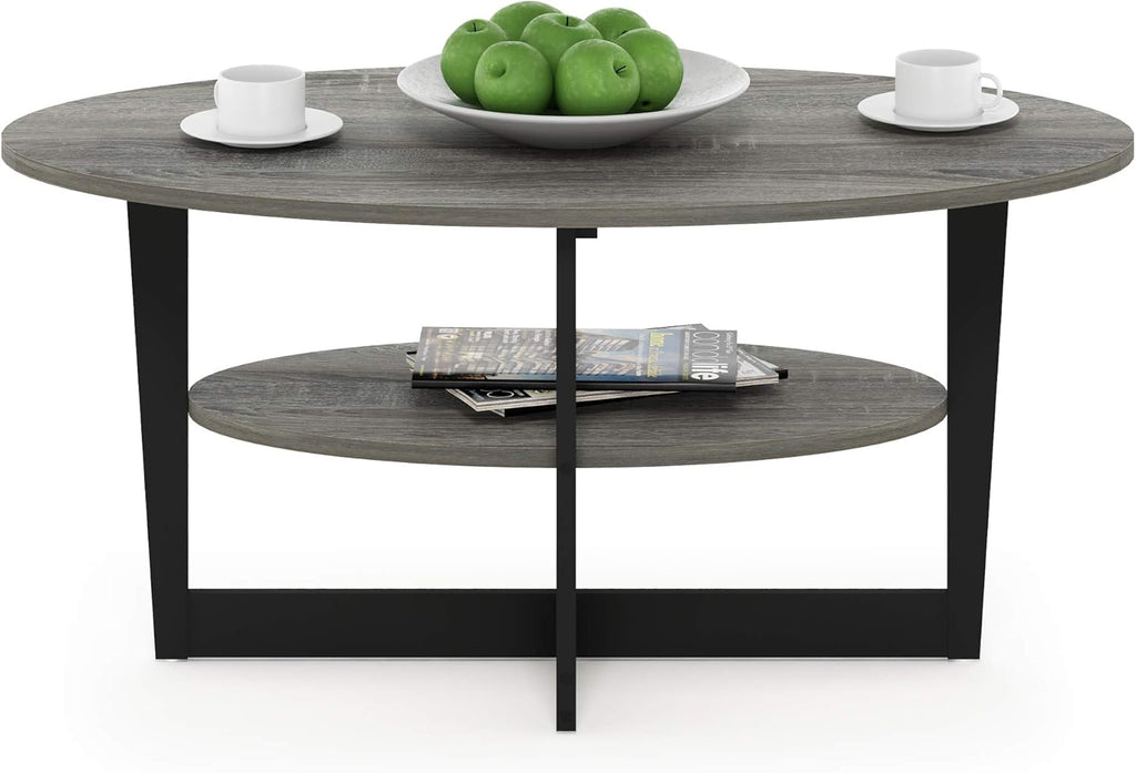 Furinno Coffee Table 19.7"D x 35.4"W x 16.4"H