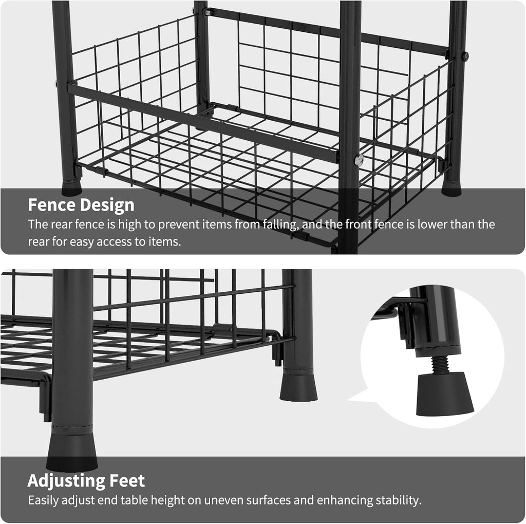 3-Tier Freestanding Open Shelf Unit