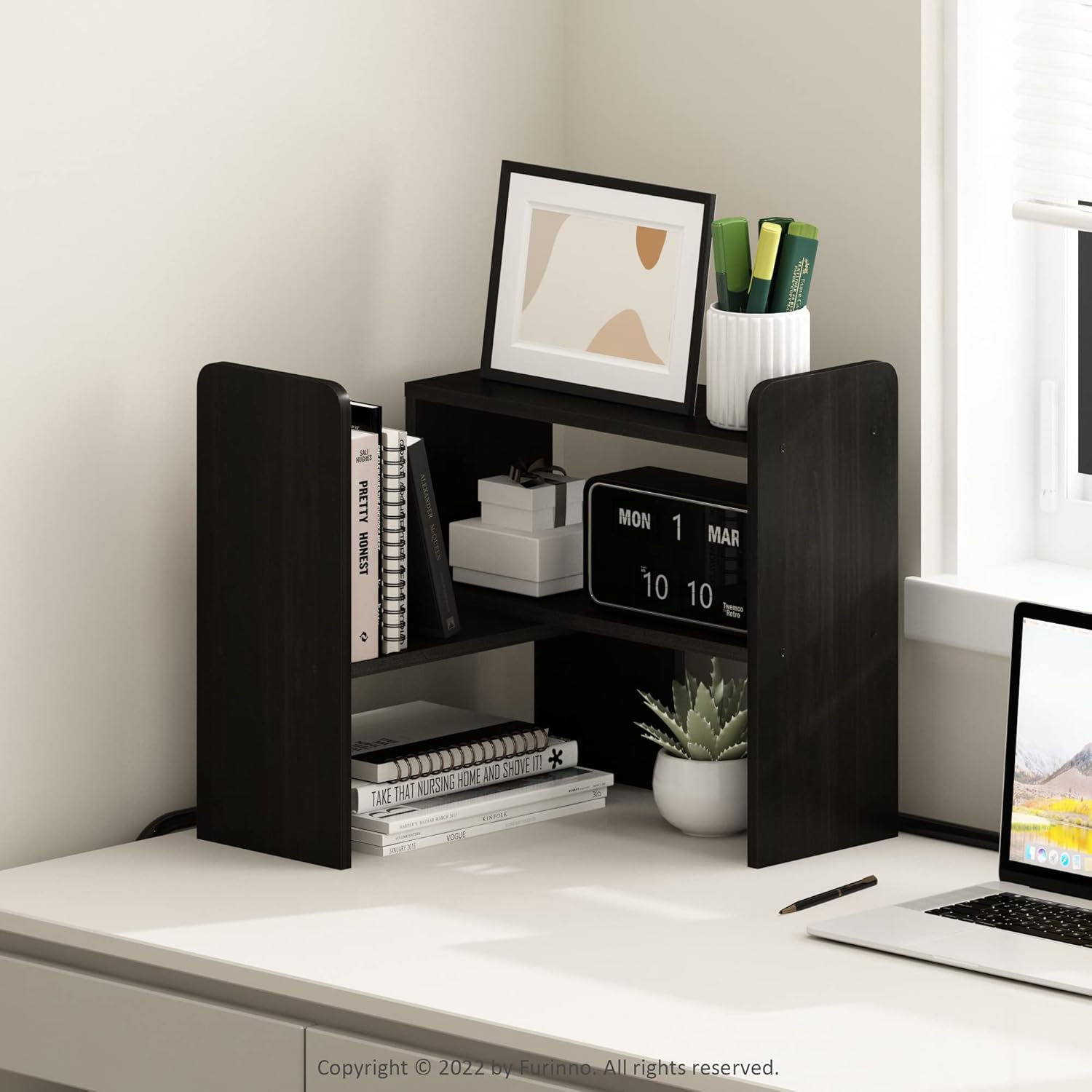 Desktop Organizer Storage Rack 24"W