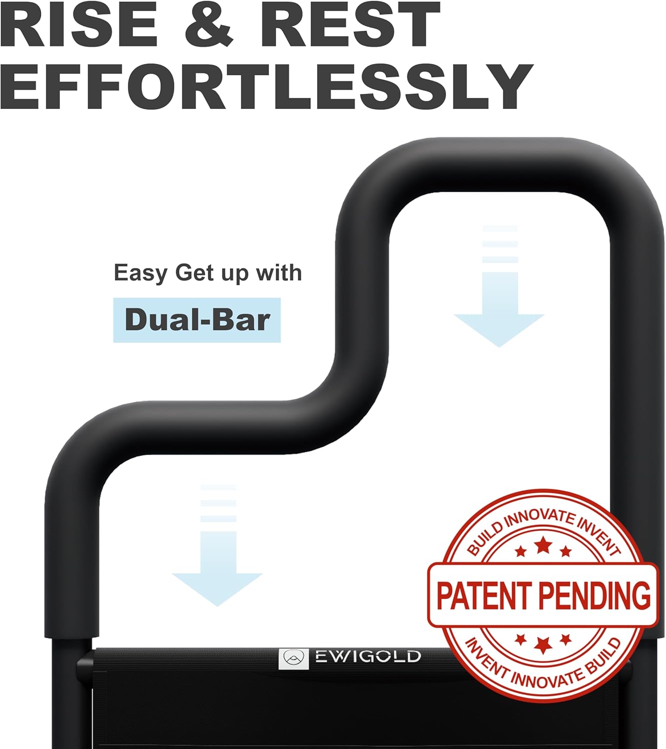 Bed Rails for Elderly - Fits King to Twin