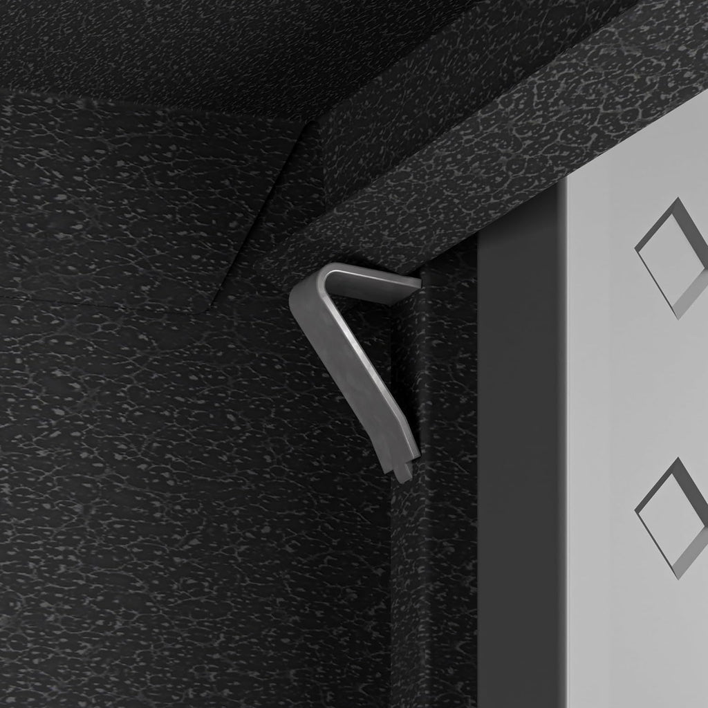 Black/Grey Floating Garage Storage Cabinet
