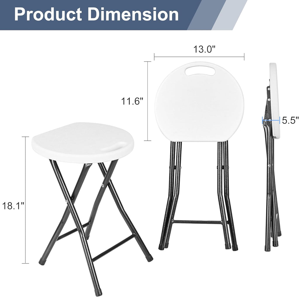 18" Folding Stool with Handle