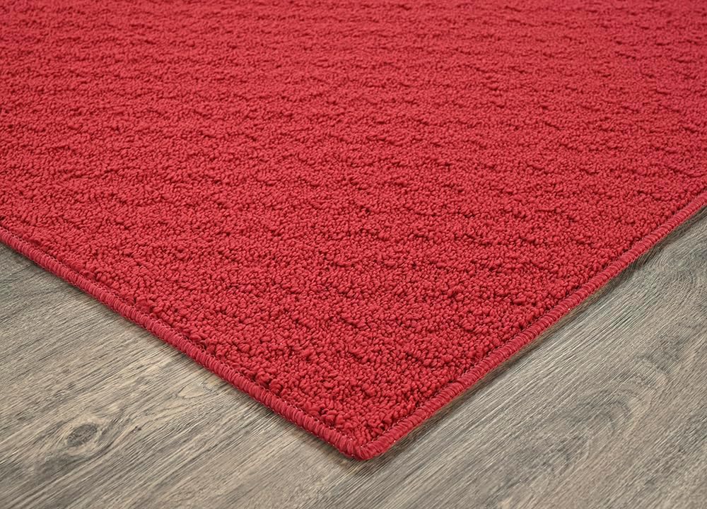 9' x 12' Chili Pepper Red Area Rug