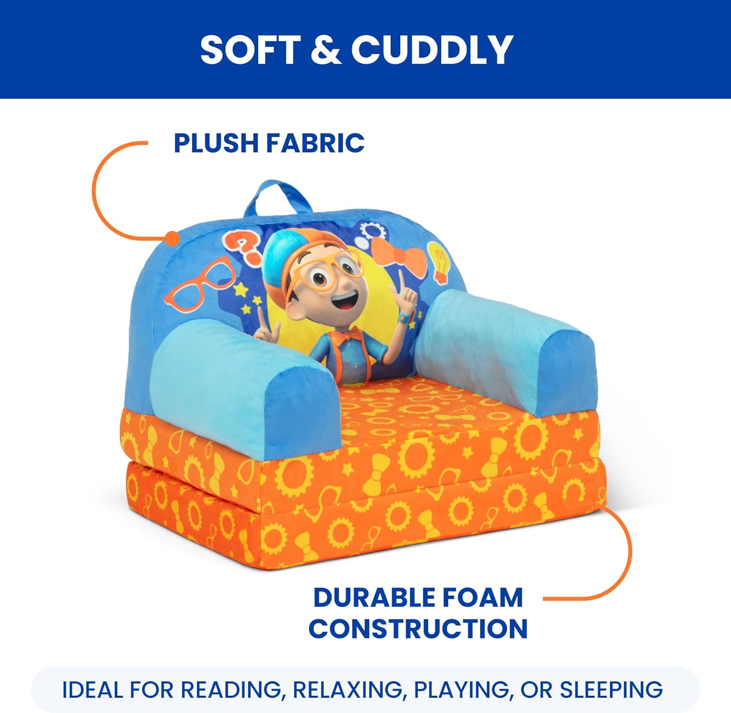 Blippi Kids Flip-Out Chair