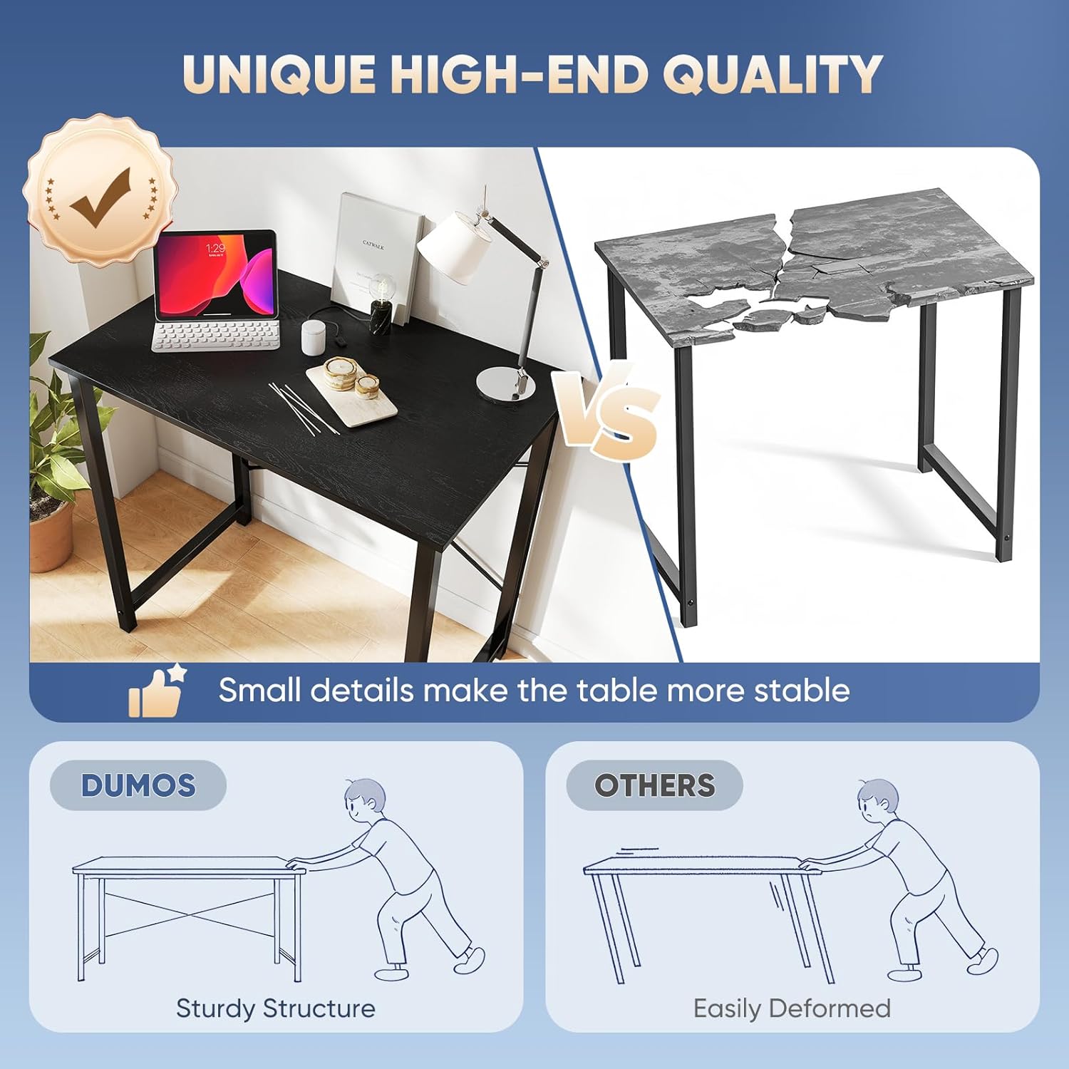 Small 32" Office Computer Desk