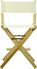 24" Director's Chair with Natural Wood Frame