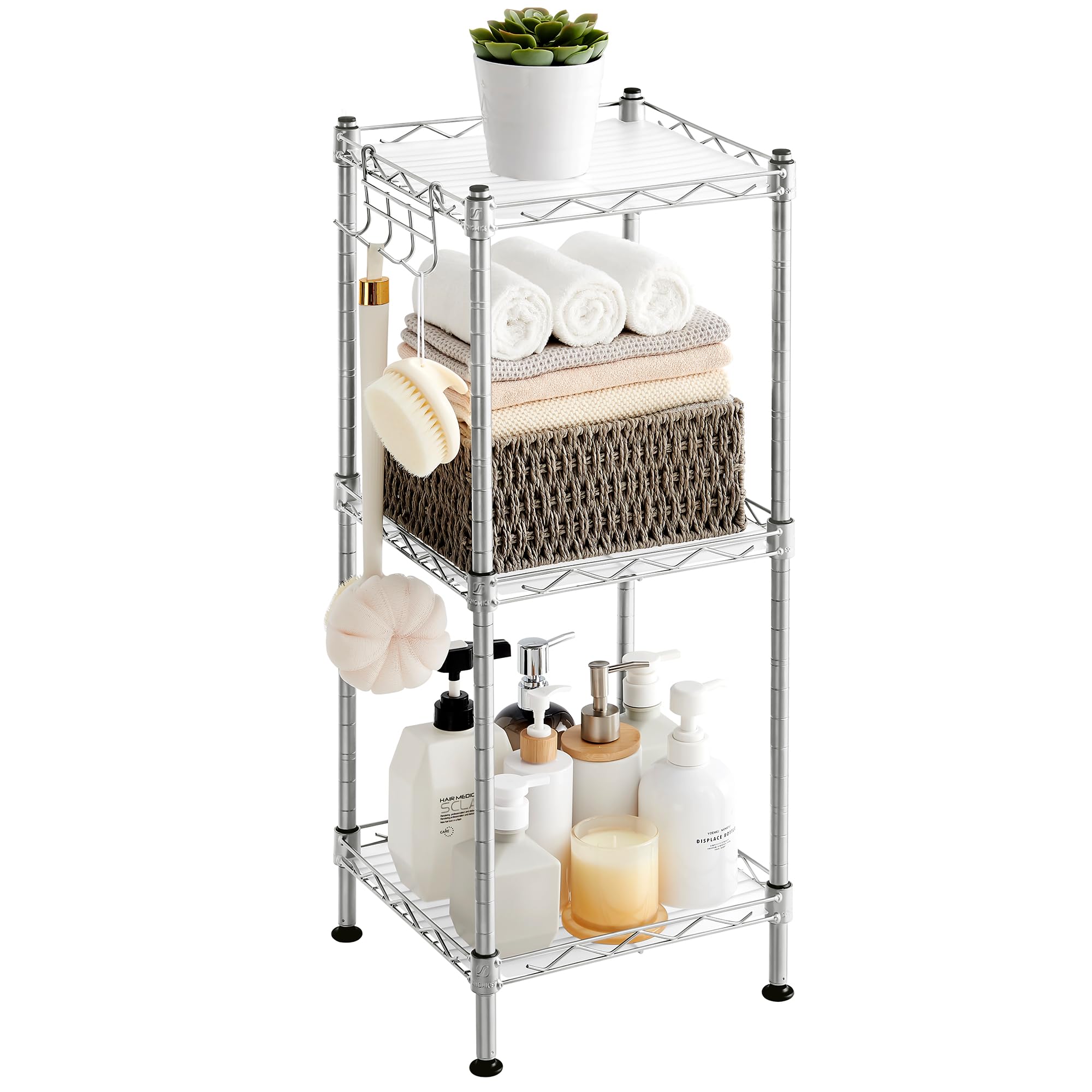 3-Tier Bathroom Shelf for Small Spaces