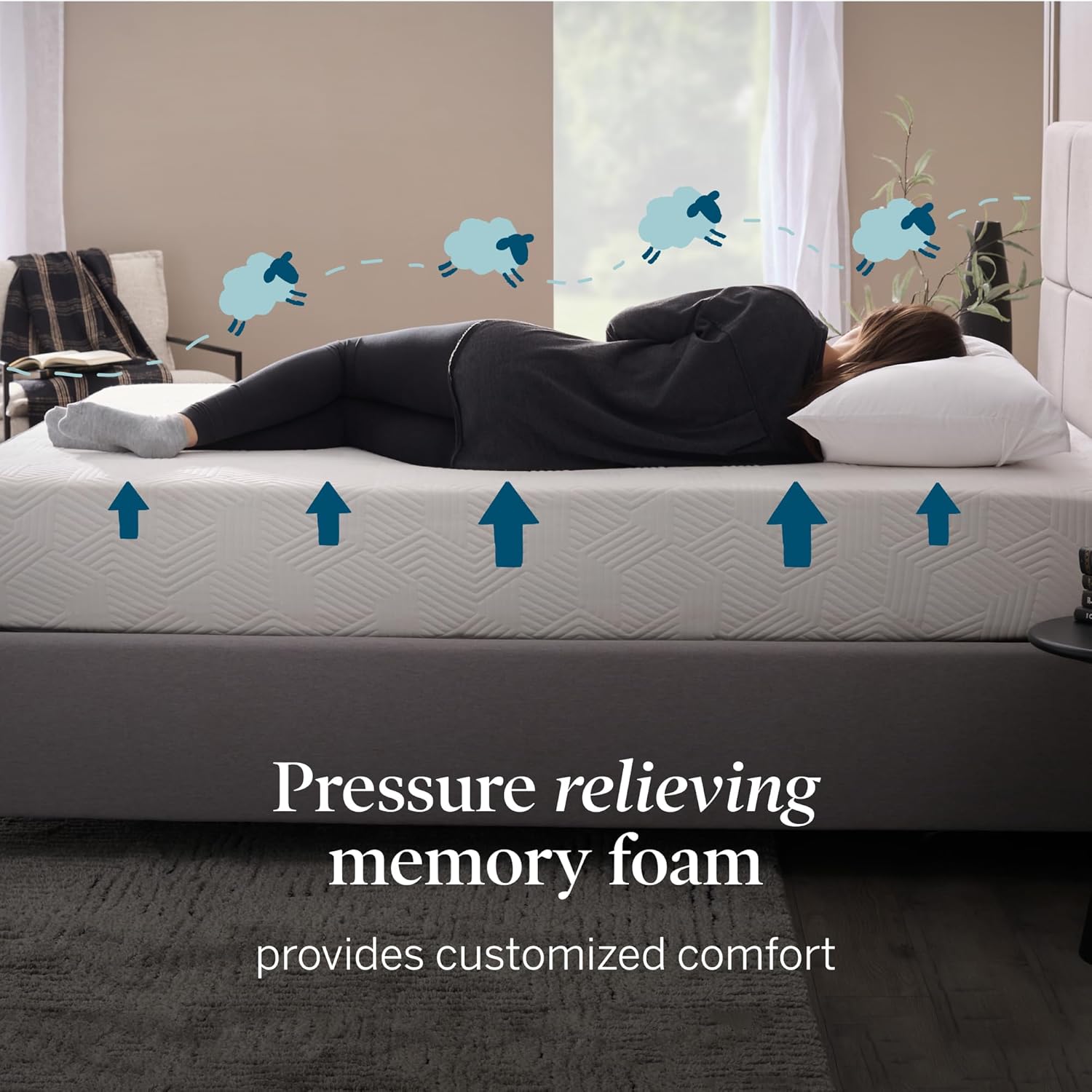 Twin Size Memory Foam Mattress 10"