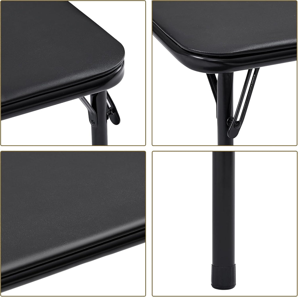 Folding Card Table & 4 Chairs Set