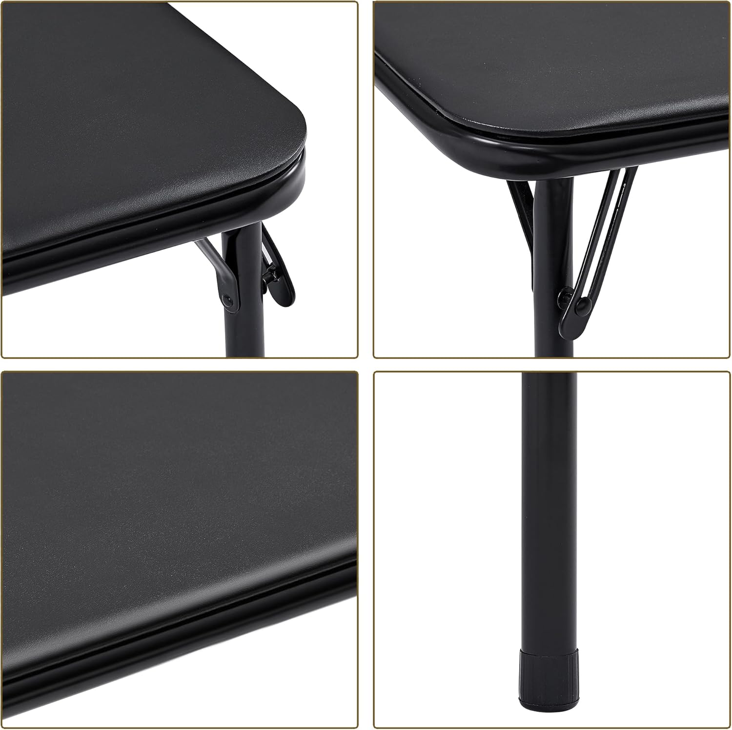 Folding Card Table & 4 Chairs Set