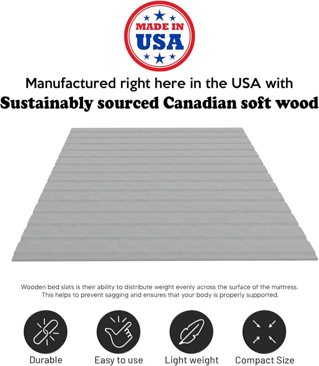 Twin XL Wooden Bunkie Board with Cover