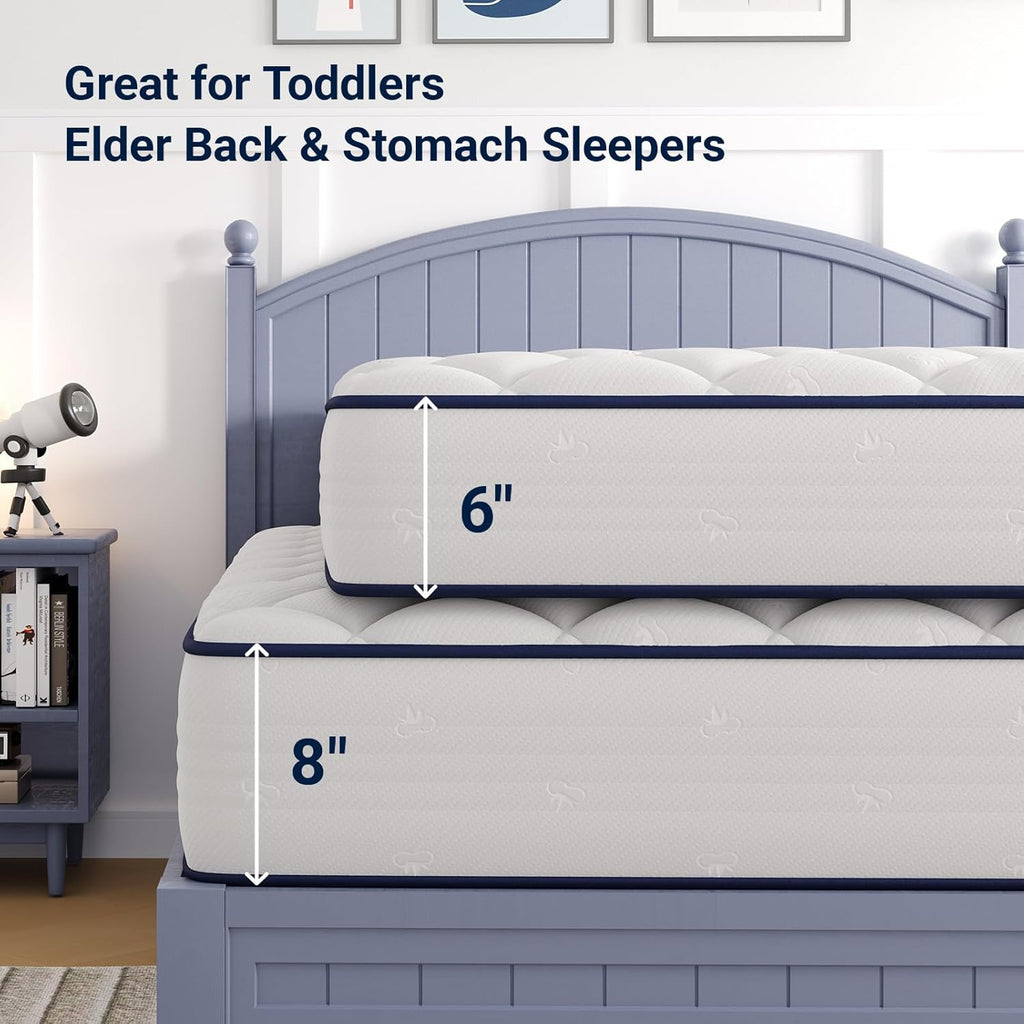 Twin Medium Foam and Spring Hybrid Mattress