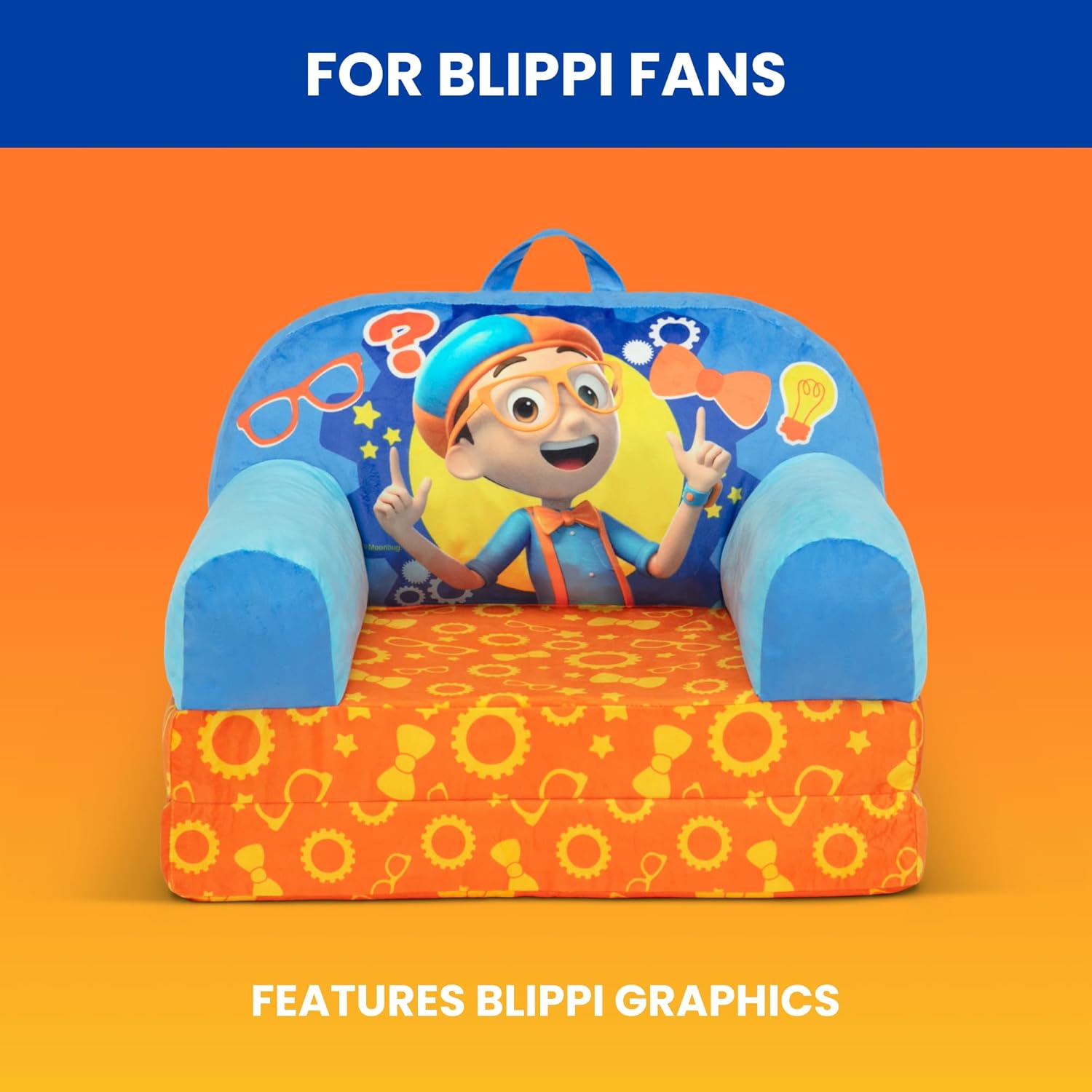 Blippi Kids Flip-Out Chair