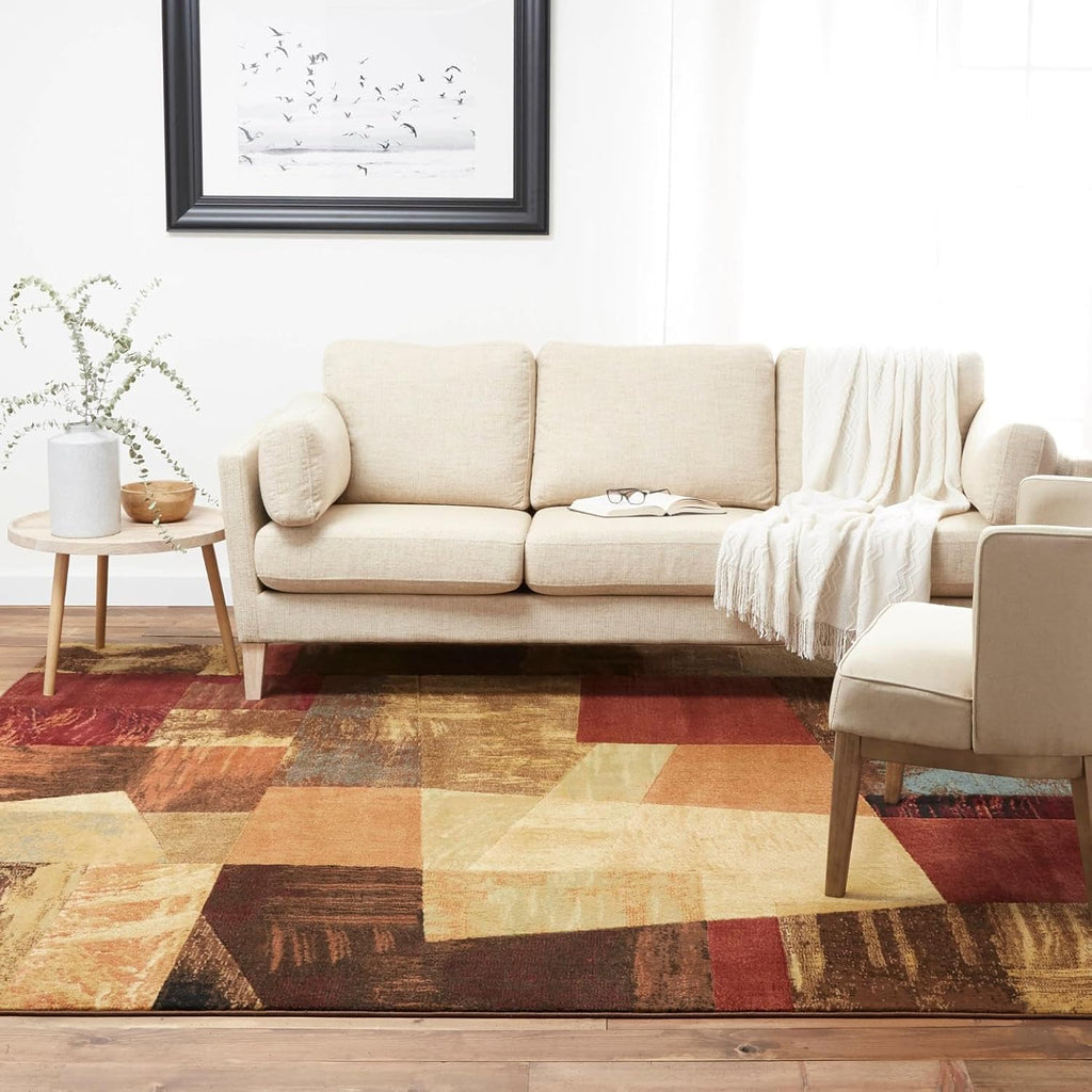 Contemporary Geometric Area Rug 3'3"x5'2"