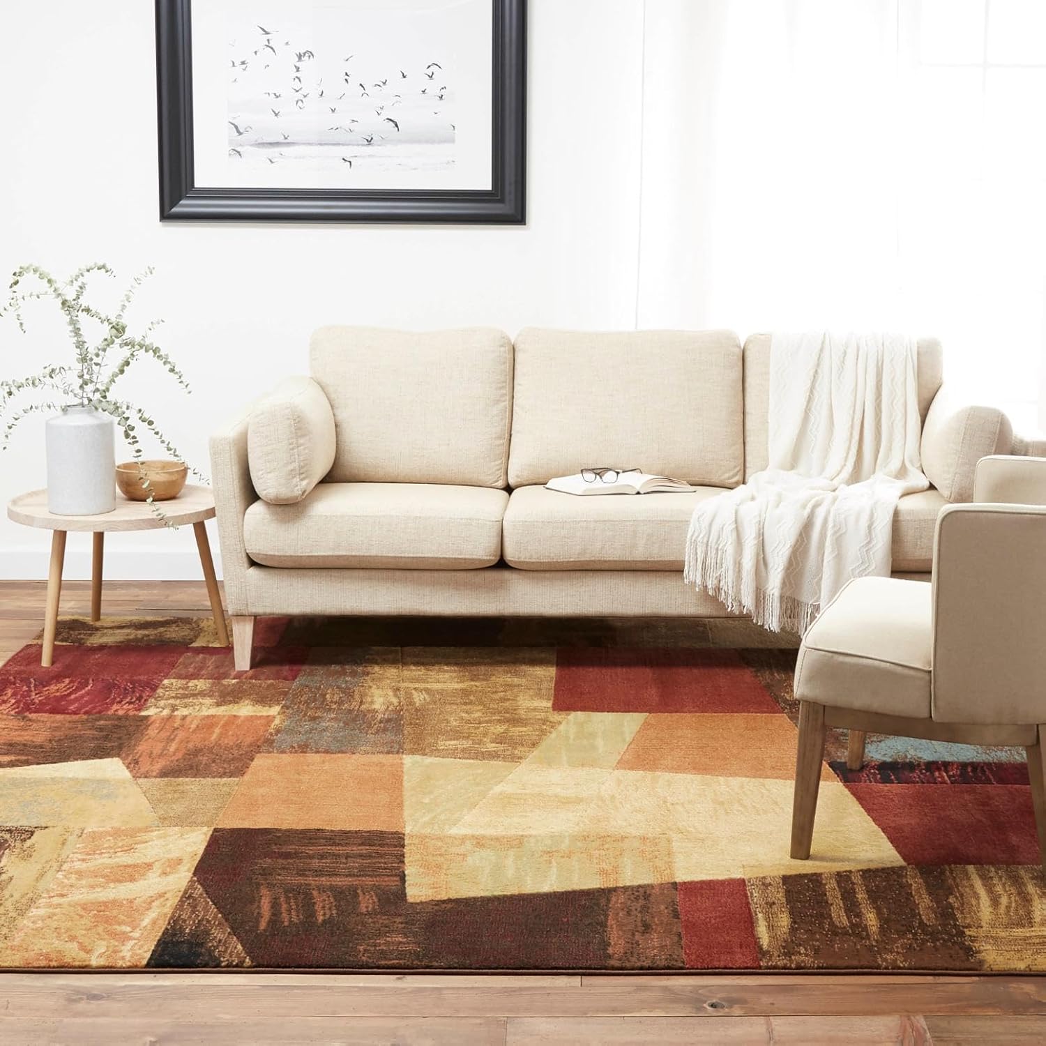 Contemporary Geometric Area Rug 3'3"x5'2"